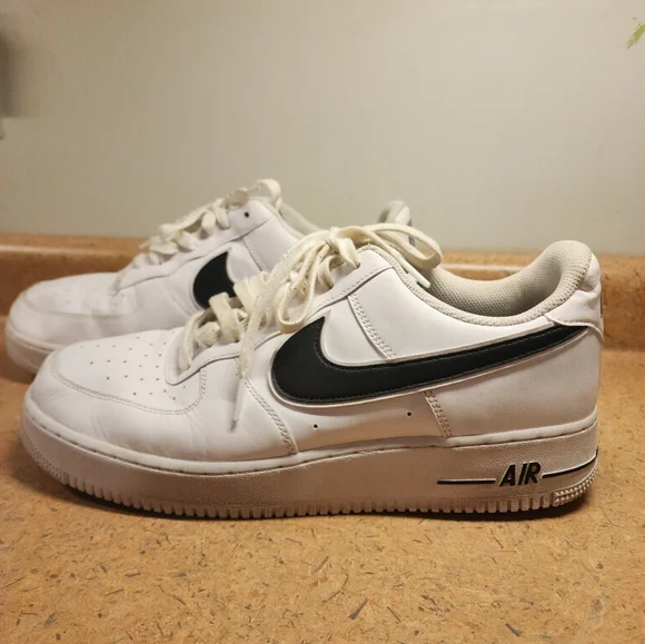 2018 Nike AF1 low 07’ 3 “black white” size 12 - Picture 2 of 7